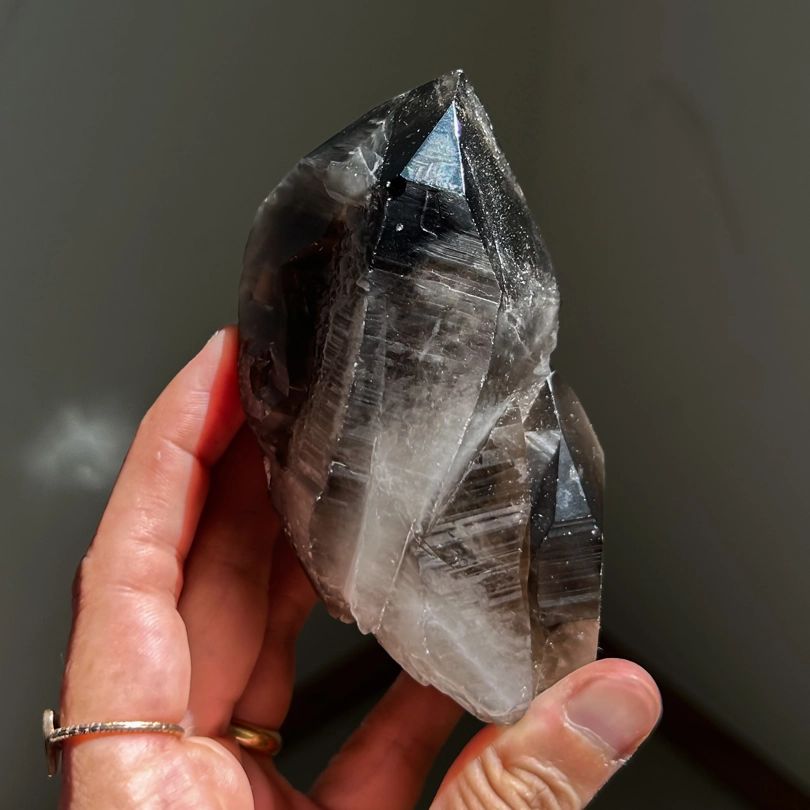 drusa di Quarzo Fumè